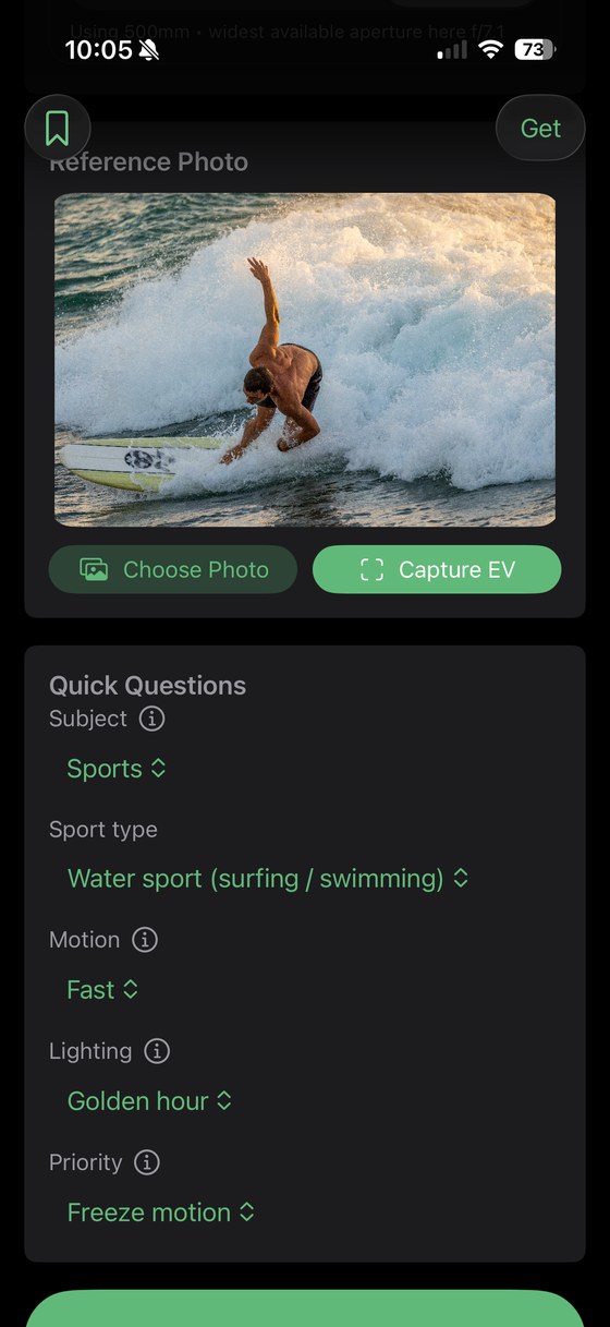 Shutr Scout reference photo and quick questions