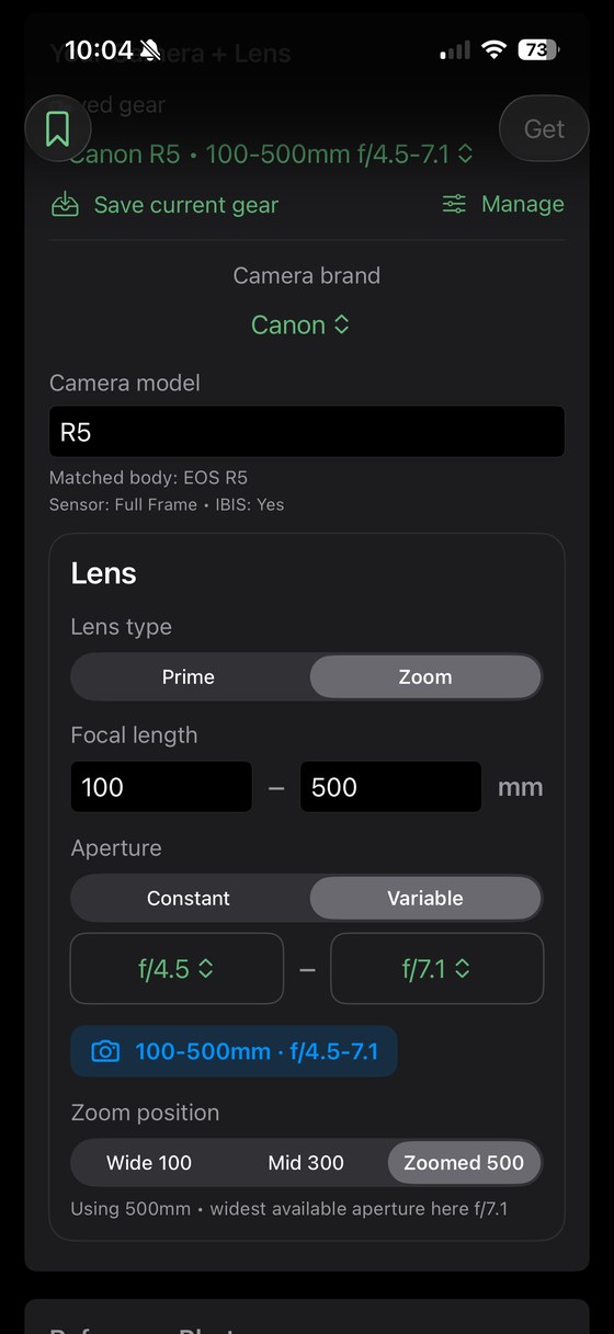 Shutr Scout structured lens entry